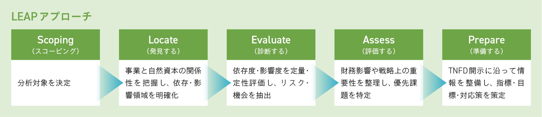 LEAPアプローチ